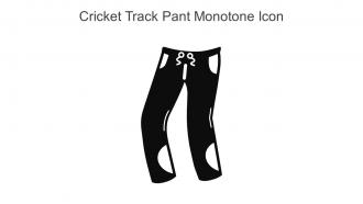 Cricket Track Pant Monotone Icon In Powerpoint Pptx Png And Editable Eps Format