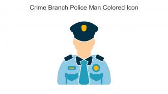 Crime Branch Police Man Colored Icon In Powerpoint Pptx Png And Editable Eps Format
