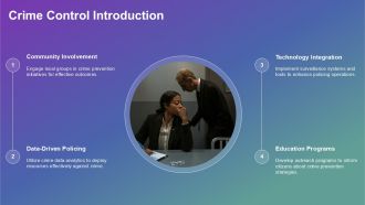 Crime Control PPT Slides ST AI Customizable Editable