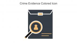 Crime Evidence Colored Icon In Powerpoint Pptx Png And Editable Eps Format