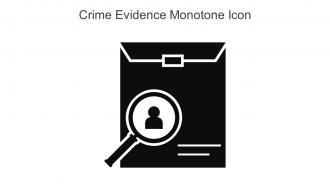 Crime Evidence Monotone Icon In Powerpoint Pptx Png And Editable Eps Format