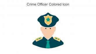 Crime Officer Colored Icon In Powerpoint Pptx Png And Editable Eps Format
