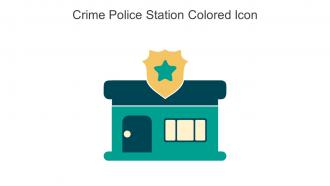 Crime Police Station Colored Icon In Powerpoint Pptx Png And Editable Eps Format