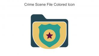 Crime Scene File Colored Icon In Powerpoint Pptx Png And Editable Eps Format