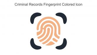 Criminal Records Fingerprint Colored Icon In Powerpoint Pptx Png And Editable Eps Format