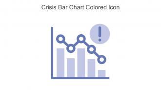 Crisis Bar Chart Colored Icon In Powerpoint Pptx Png And Editable Eps Format