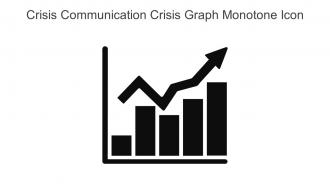 Crisis Communication Crisis Graph Monotone Icon In Powerpoint Pptx Png And Editable Eps Format