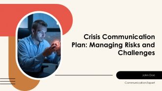Crisis Communication Plan Managing Risks And Challenges PPT Structure AT