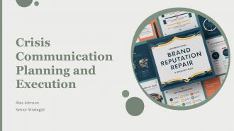 Crisis Communication Planning And Execution PPT Slides AT