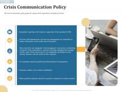 Crisis communication policy there should ppt powerpoint presentation styles mockup