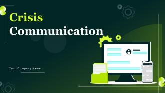 Crisis Communication Powerpoint Presentation Slides Strategy CD V