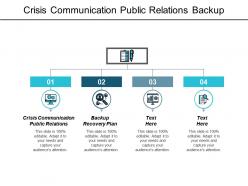 Crisis communication public relations backup recovery plan shift management cpb