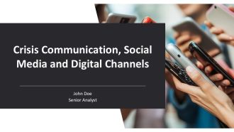 Crisis Communication Social Media And Digital Channels PPT Slides AT