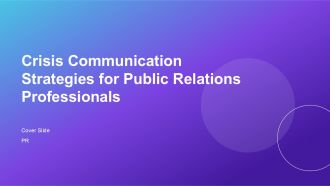 Crisis Communication Strategies For Public Relations Professionals PPT Structure AT Crisis Communication Strategies For Public Relations Professionals PPT Structure AT