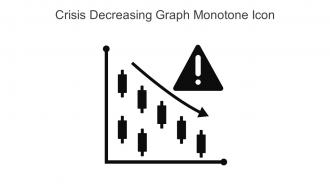 Crisis Decreasing Graph Monotone Icon In Powerpoint Pptx Png And Editable Eps Format