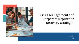 Crisis Management And Corporate Reputation Recovery Strategies PPT Example AT