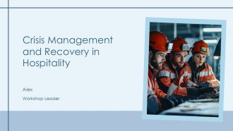 Crisis Management And Recovery In Hospitality PPT Graphics AT
