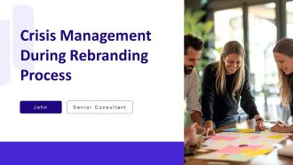 Crisis Management During Rebranding Process PPT Mockup AT