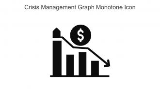 Crisis Management Graph Monotone Icon In Powerpoint Pptx Png And Editable Eps Format
