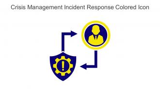 Crisis Management Incident Response Colored Icon In Powerpoint Pptx Png And Editable Eps Format