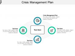 Crisis management plan ppt powerpoint presentation pictures display cpb
