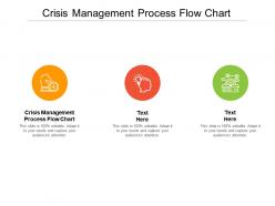 Crisis management process flow chart ppt powerpoint presentation graphic cpb