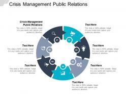 Crisis management public relations ppt powerpoint presentation icon model cpb