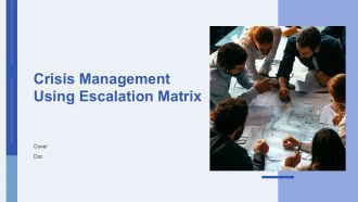 Crisis Management Using Escalation Matrix Procedures Document PPT Summary AT