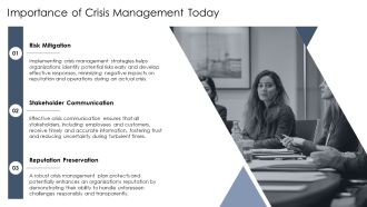 Crisis Management With Strategic Communication Techniques PPT Designs AT Image Attractive