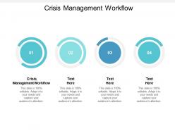 Crisis management workflow ppt powerpoint presentation slides portrait cpb