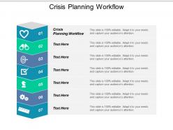 Crisis planning workflow ppt powerpoint presentation icon designs cpb
