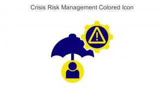 Crisis Risk Management Colored Icon In Powerpoint Pptx Png And Editable Eps Format
