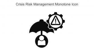 Crisis Risk Management Monotone Icon In Powerpoint Pptx Png And Editable Eps Format