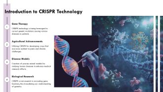 CRISPR Cas9 Gene Editing Mechanism And Applications Overview PPT Demonstration AT Unique Attractive