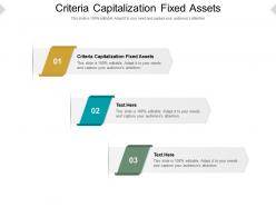 Criteria capitalization fixed assets ppt powerpoint presentation professional picture cpb