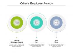 Criteria employee awards ppt powerpoint presentation model inspiration cpb
