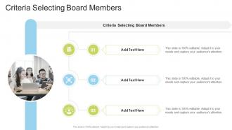 Criteria Selecting Board Members In Powerpoint And Google Slides Cpb