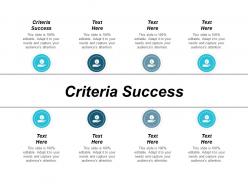criteria_success_ppt_powerpoint_presentation_slides_show_cpb_Slide01