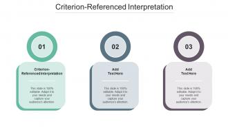 Criterion Referenced Interpretation In Powerpoint And Google Slides Cpb