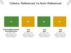 Criterion referenced vs norm referenced ppt powerpoint presentation layouts clipart cpb