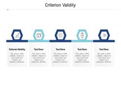 Criterion validity ppt powerpoint presentation styles guide cpb
