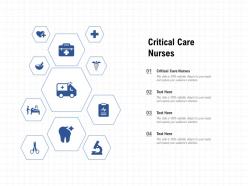 Critical care nurses ppt powerpoint presentation show picture