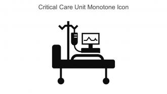 Critical Care Unit Monotone Icon In Powerpoint Pptx Png And Editable Eps Format