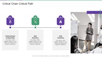 Critical Chain Critical Path In Powerpoint And Google Slides Cpb