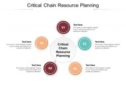 Critical chain resource planning ppt powerpoint presentation pictures gridlines cpb