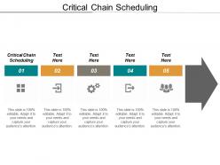 Critical chain scheduling ppt powerpoint presentation model themes cpb
