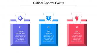 Critical Control Points Ppt Powerpoint Presentation Model Cpb