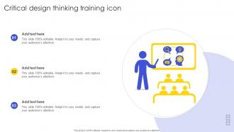 Critical Design Thinking Training Icon
