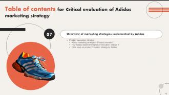 Critical Evaluation Of Adidas Marketing Strategy CD Customizable Best