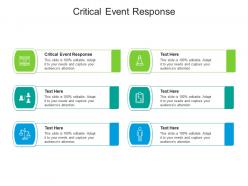Critical event response ppt powerpoint presentation summary icons cpb